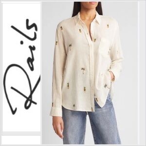 RAILS charli top in hanalei pineapple XS